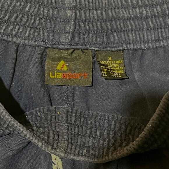 Liz Sport Women Navy Blue Natural Stretch Vintage Sweatpants Small - Picture 5 of 7